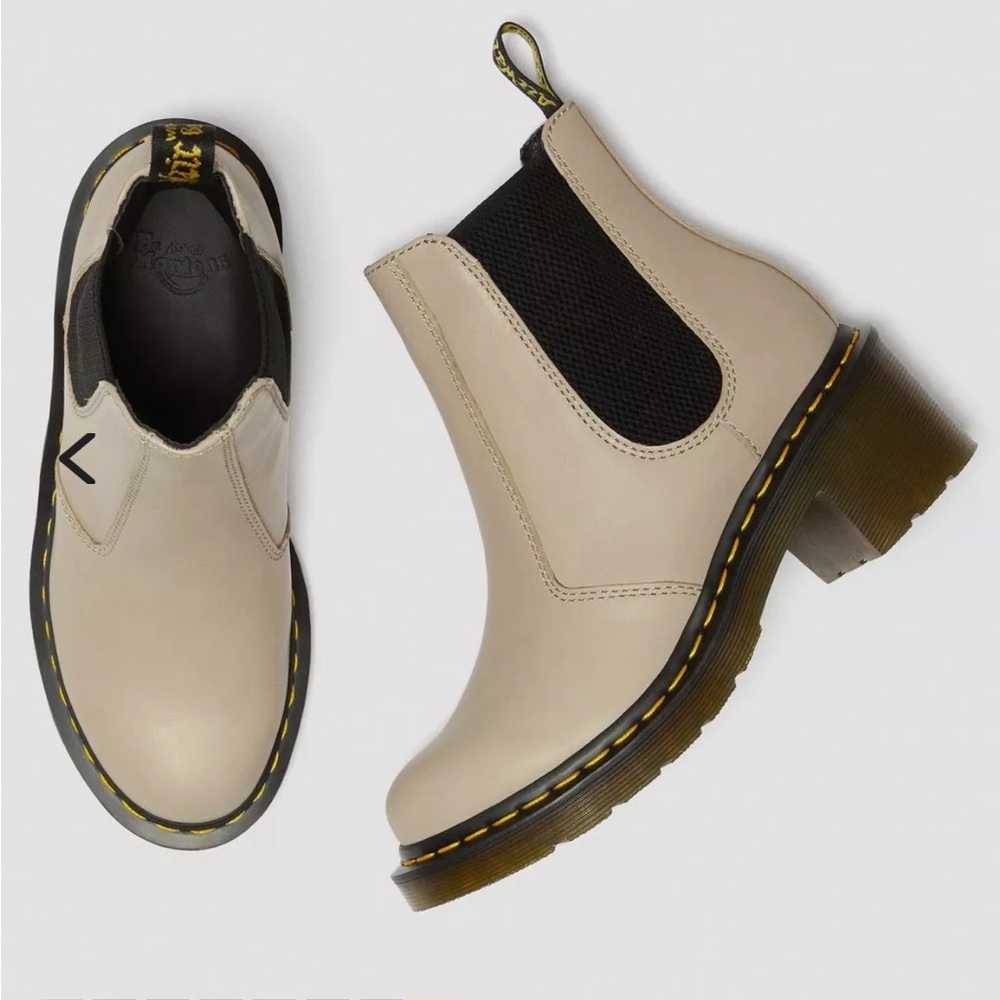 Cadence Women’s Leather Heeled Chelsea Boot Dr. Martens